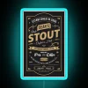 Vintage-Style Neon Sign: 'Dean's Irish Stout' Distinctive Beer Bar Decor