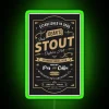 Irish bar decor with vibrant Dean's Stout RGB color lighting