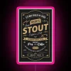 Irish Pub Sign with Vibrant RGB LED Lighting Technology