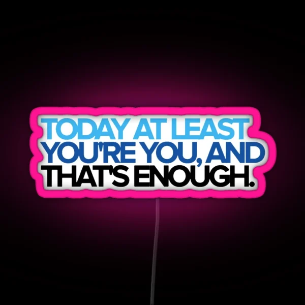 Dear Evan Hansen You Re You RGB Neon Sign