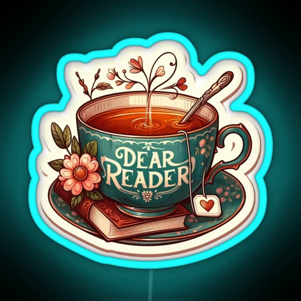 Dear Reader Led RGB Neon Sign