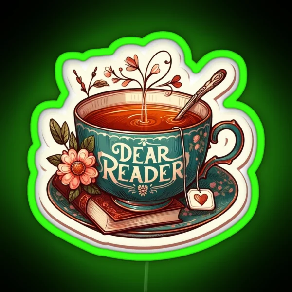 Dear Reader Led RGB Neon Sign