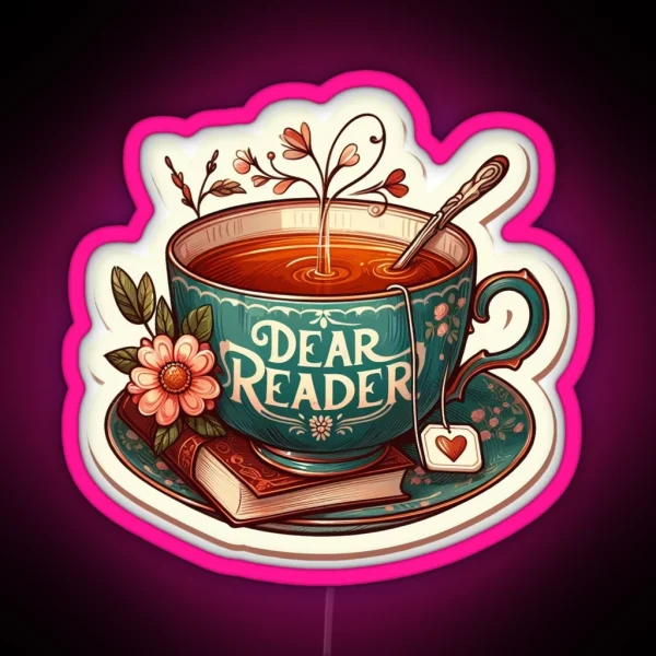 Dear Reader Led RGB Neon Sign