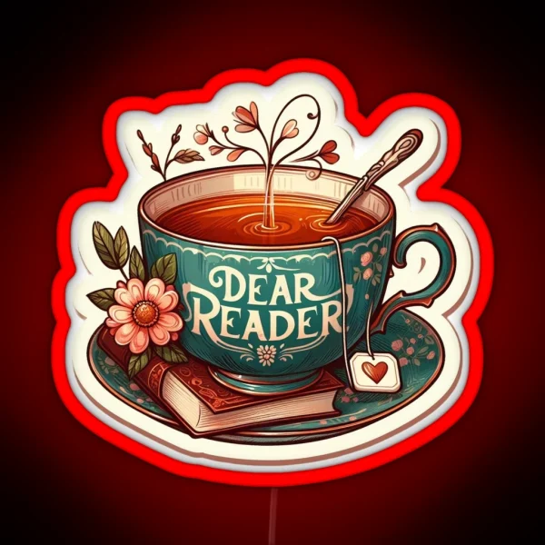 Dear Reader Led RGB Neon Sign