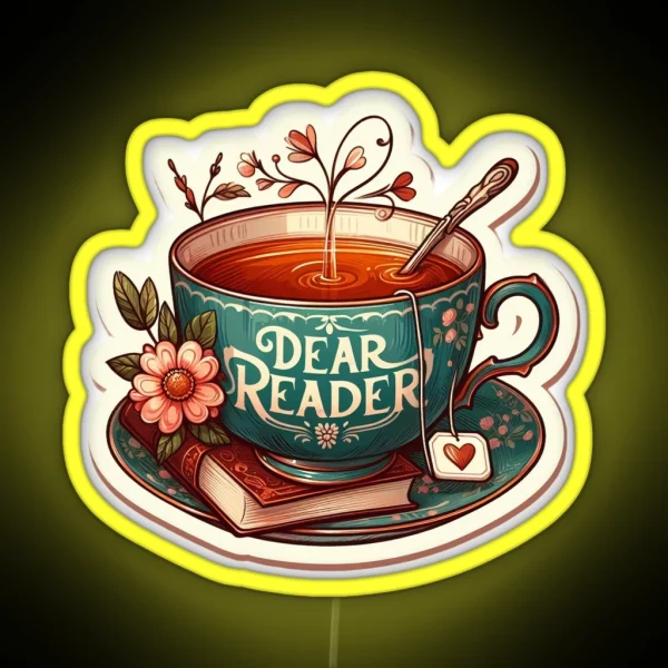 Dear Reader Led RGB Neon Sign