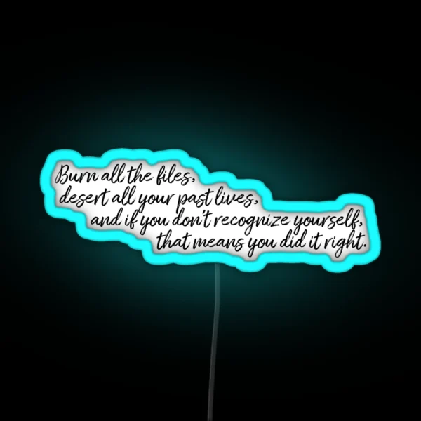 Dear Reader RGB Neon Sign