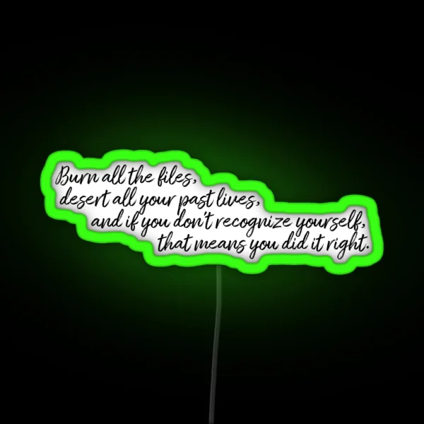 Dear Reader RGB Neon Sign