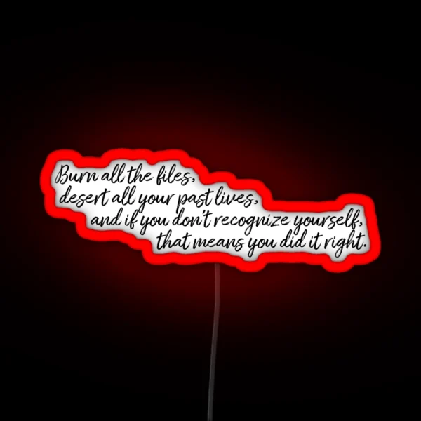 Dear Reader RGB Neon Sign
