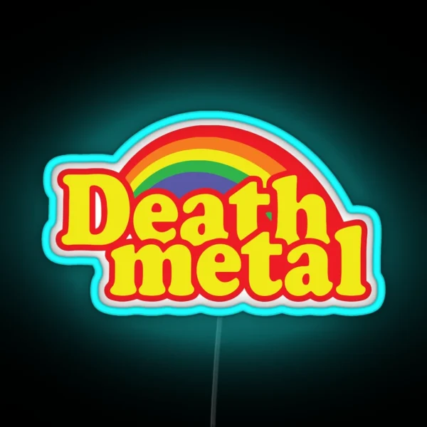 Death Metal Parody RGB Neon Sign