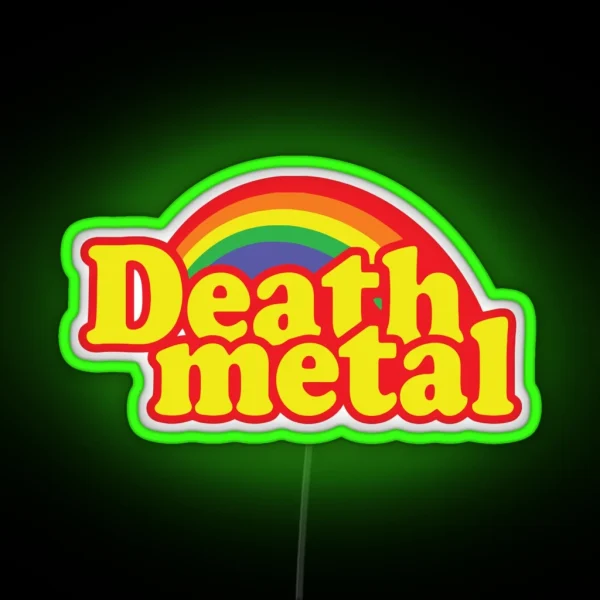 Death Metal Parody RGB Neon Sign