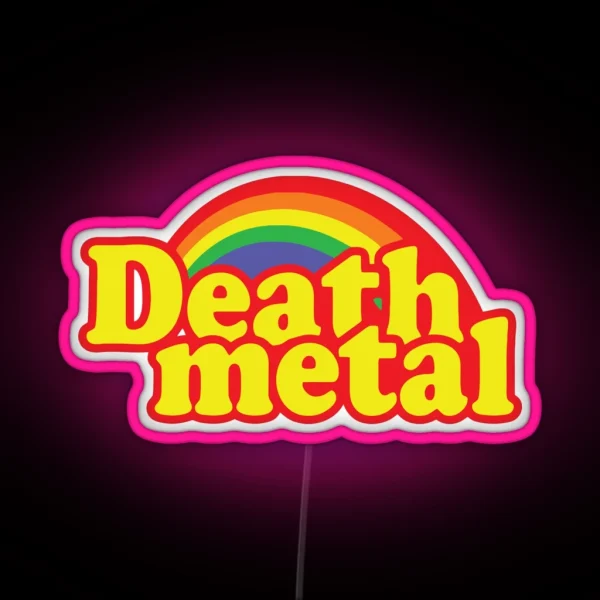 Death Metal Parody RGB Neon Sign