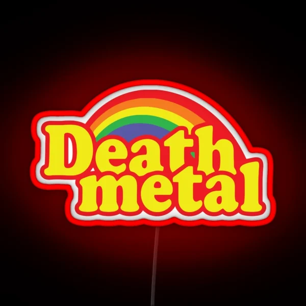 Death Metal Parody RGB Neon Sign