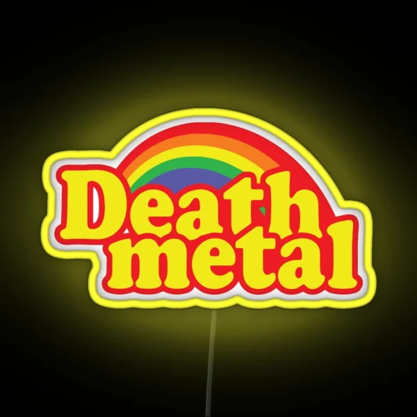 Death Metal Parody RGB Neon Sign