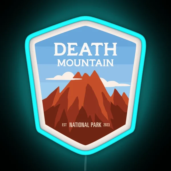 Death Mountain National Park RGB Neon Sign