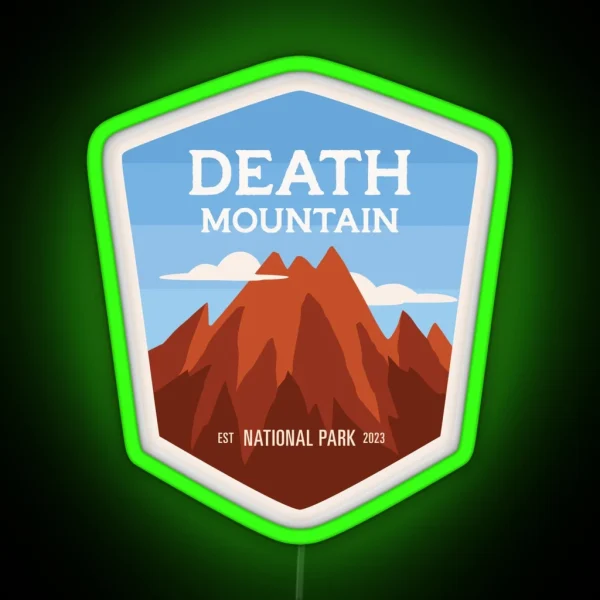 Death Mountain National Park RGB Neon Sign