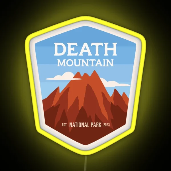 Death Mountain National Park RGB Neon Sign