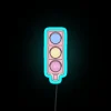 Vibrant Death RGB Neon Sign with Modern Edgy Urban Decor Style