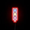Darkly beautiful, bold 'Death' LED neon art wall decoration statement.