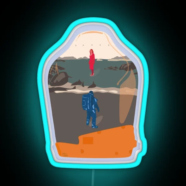 Death Stranding Capsule RGB Neon Sign