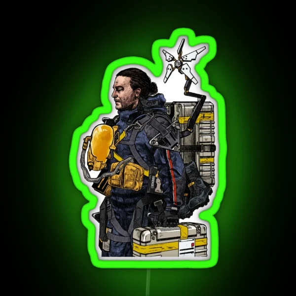 Death Stranding Drawing RGB Neon Sign
