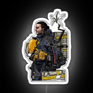 Death Stranding Drawing RGB Neon Sign