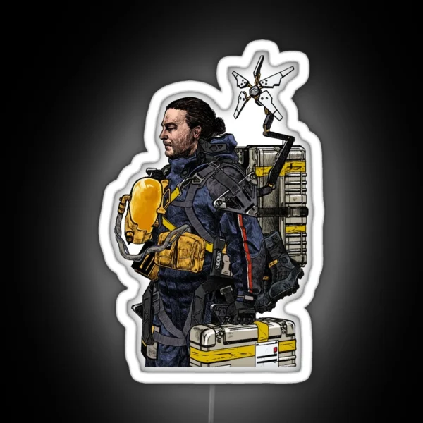 Death Stranding Drawing RGB Neon Sign