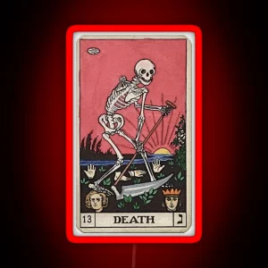 Death Tarot RGB Neon Sign