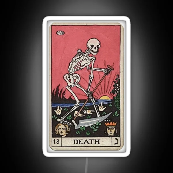 Death Tarot RGB Neon Sign