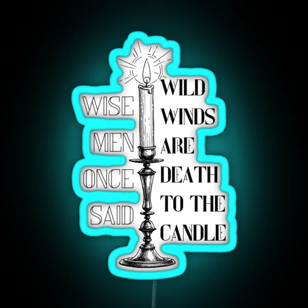 Death To The Candle Wise Men RGB Neon Sign