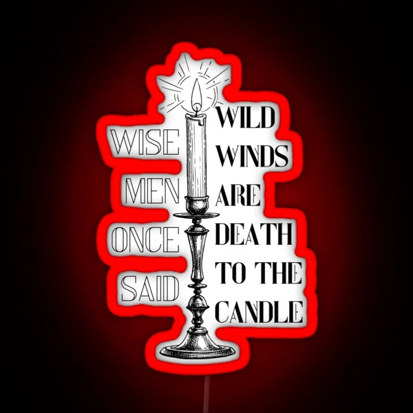 Death To The Candle Wise Men RGB Neon Sign