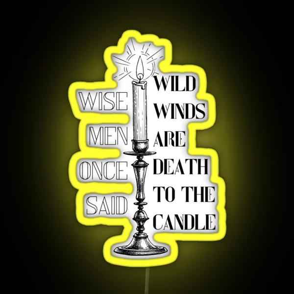 Death To The Candle Wise Men RGB Neon Sign