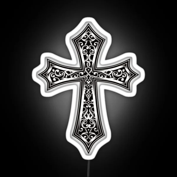 Decorative Cross RGB Neon Sign
