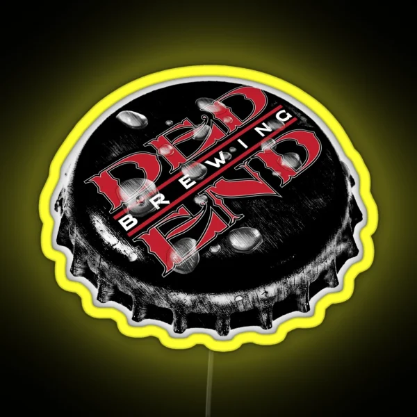 DED END HOME BREWING CAP RGB Neon Sign