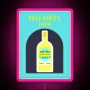 Customizable RGB LED liquor print signs for bar and pub decor