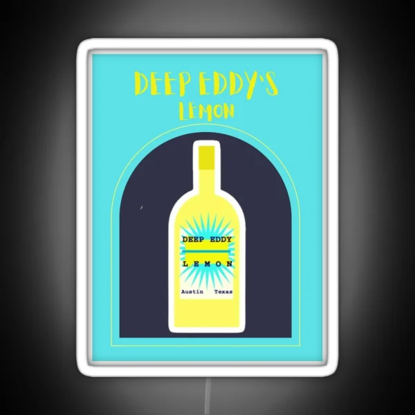 Deep Eddy S Liquor Print RGB Neon Sign