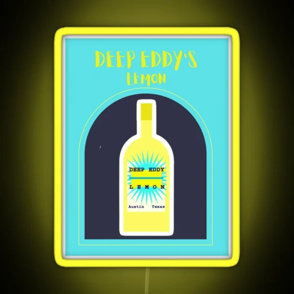 Deep Eddy S Liquor Print RGB Neon Sign