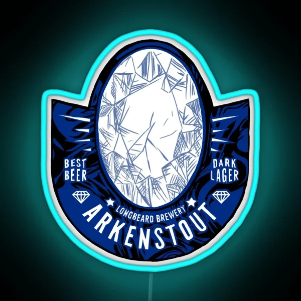 Deep Rock Galactic Arkenstout RGB Neon Sign
