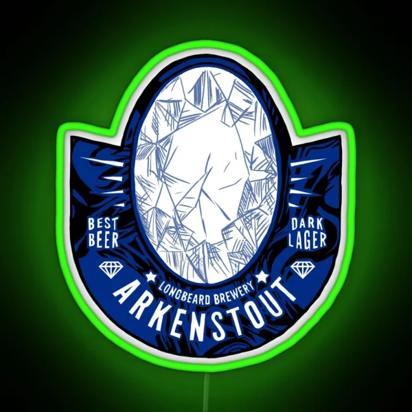 Deep Rock Galactic Arkenstout RGB Neon Sign