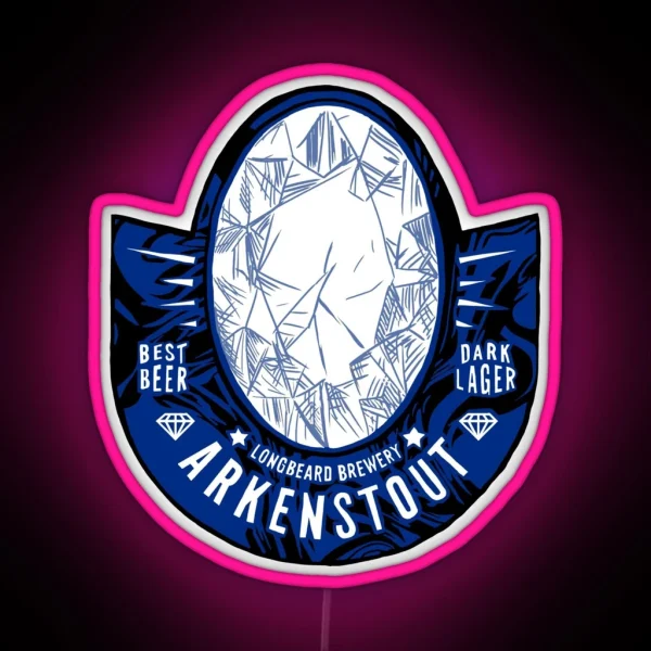 Deep Rock Galactic Arkenstout RGB Neon Sign