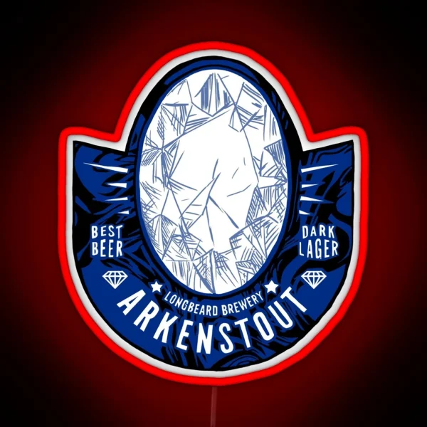 Deep Rock Galactic Arkenstout RGB Neon Sign