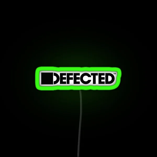 DEFECTED RECORDS Led Rave Led Electronic Music Festival Ibiza Party Led House Led RGB Neon Sign