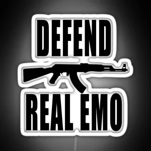 DEFEND REAL EMO MIDWEST EMO RGB Neon Sign