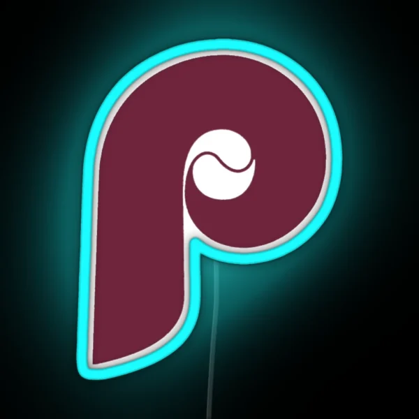 Defunct Vintage Baseball Uniform Philadelphia RGB Neon Sign