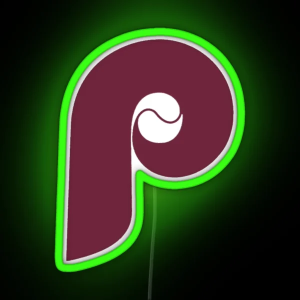 Defunct Vintage Baseball Uniform Philadelphia RGB Neon Sign