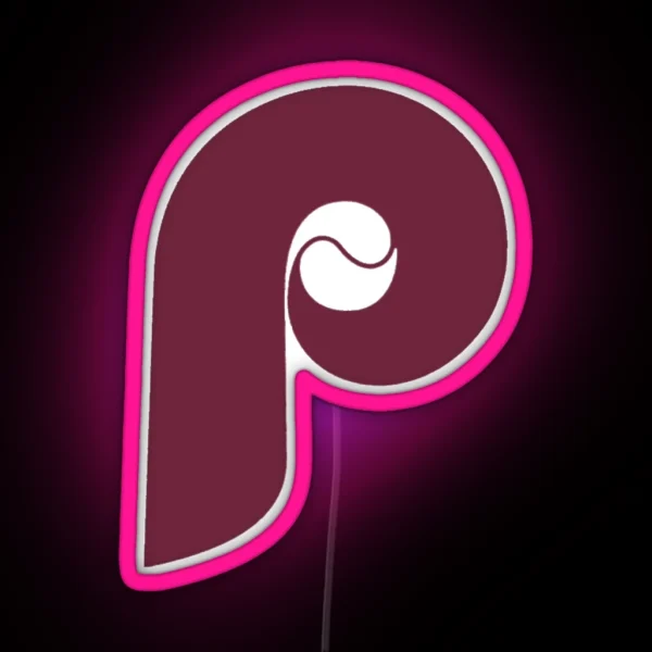 Defunct Vintage Baseball Uniform Philadelphia RGB Neon Sign