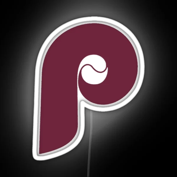 Defunct Vintage Baseball Uniform Philadelphia RGB Neon Sign