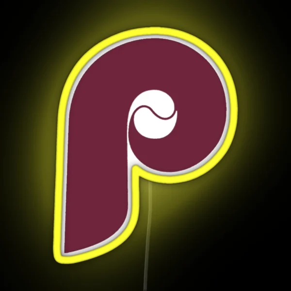 Defunct Vintage Baseball Uniform Philadelphia RGB Neon Sign