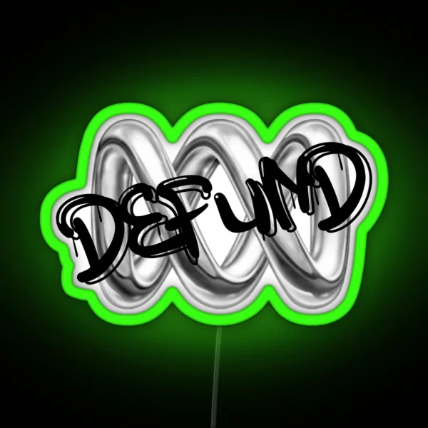 DEFUND THE ABC RGB Neon Sign