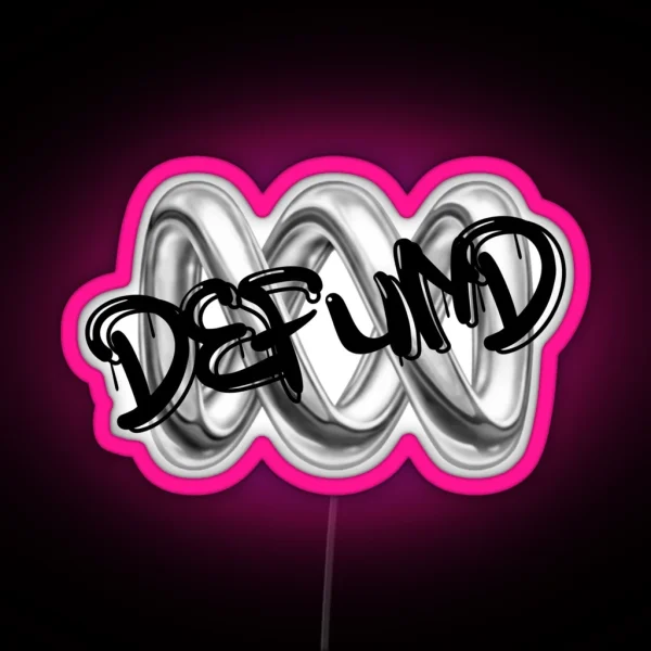 DEFUND THE ABC RGB Neon Sign