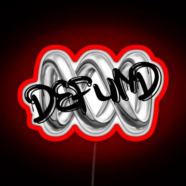 DEFUND THE ABC RGB Neon Sign